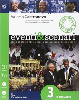 eventi e scenari ediz verde 3+extrakita+pagine corriere