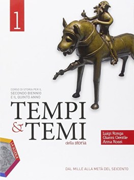 tempi e temi della storia - dal 1000 alla met del \'600