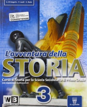 avventura della storia 3 (l\') - completo + libro digitale - libro misto