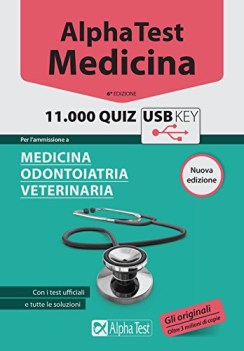 alpha test medicina 11000 quiz+usbkey