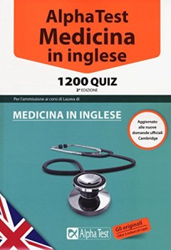 alpha test medicina in inglese 1200 quiz