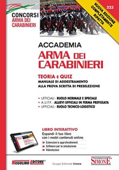 accademia arma dei carabinieri teoria e quiz