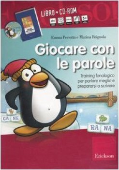 giocare con le parole libro+cdrom training fonologico per parlare meglio...