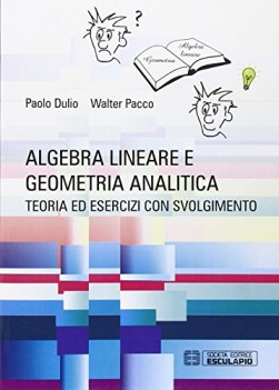 algebra lineare e geometria analitica NO PRENO