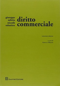 diritto commerciale VENTESIMA EDIZIONE