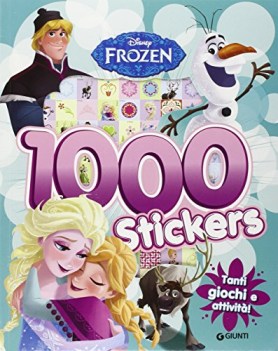 frozen 1000 stickers con adesivi