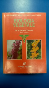 Biologia vegetale per la facolta di farmacia 3ed. 1997 rist. 2003