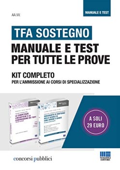 tfa sostegno manuale e test per tutte le prove kit completo...