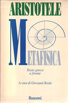 metafisica (TF greco) (G.Reale cur.) 1edizione