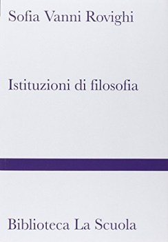 istituzioni di filosofia