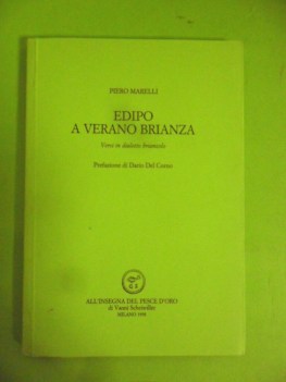 edipo a verano brianza. versi in dialetto brianzolo