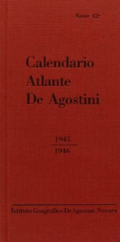 calendario atlante de agostini 1945-1946