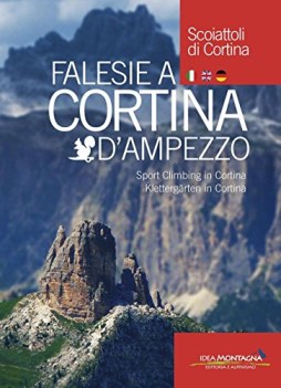 falesie a cortina d\'ampezzo ediz. italiana inglese tedesca