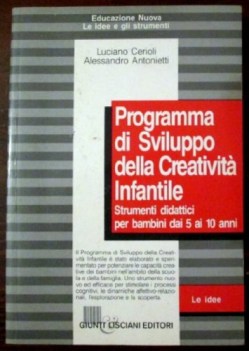 programma di sviluppo della creativita infantile strumenti didattici