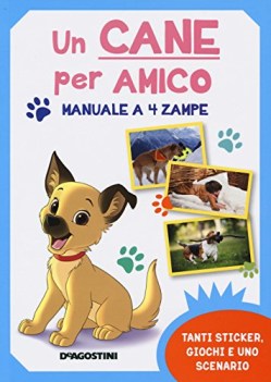 cane per amico manuale a 4 zampe con adesivi