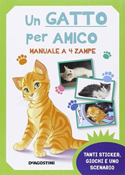 gatto per amico manuale a 4 zampe