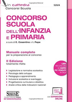 concorso scuola dellinfanzia e primaria manuale completo