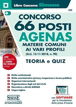 concorso 66 posti agenas materie comuni ai vari profili gu 13112