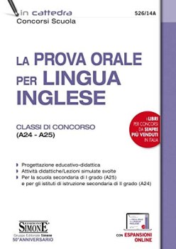 prova orale per lingua inglese classi di concorso a24  a25 con