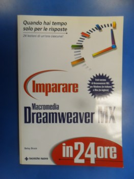 imparare macromedia dreamweaver mx in 24 ore