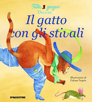 gatto con gli stivali illustrazioni di fabian negrin