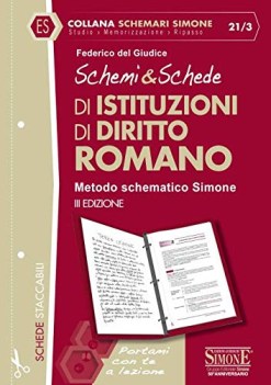 schemi  schede di istituzioni di diritto romano