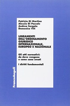 Lineamenti dell\'ordinamento giuridico internazionale europeo nazionale