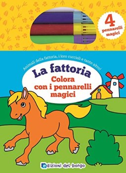 fattoria colora con i pennarelli magici