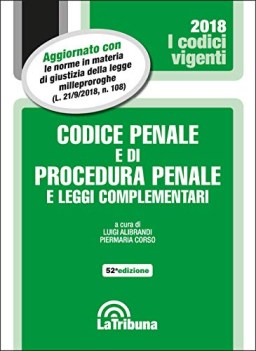 codice penale e di procedura penale e leggi complementari