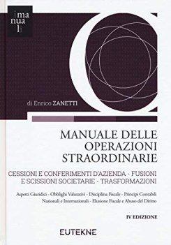 manuale delle operazioni straordinarie cessioni e conferimenti dazie