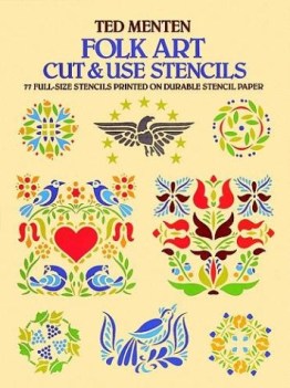 folk art cut and use stencils