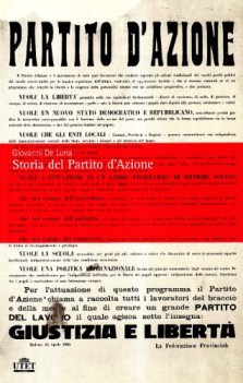 storia del partito d\'azione