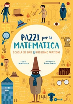 scuola di spie missione frazioni pazzi per la matematica con adesiv