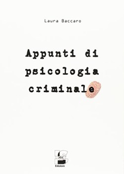 appunti di psicologia criminale