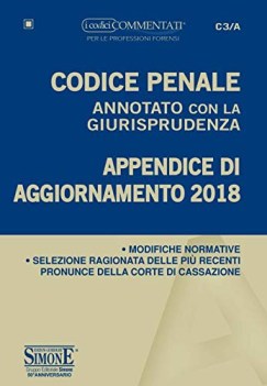 codice penale annotato con la giurisprudenza appendice di aggiornamen