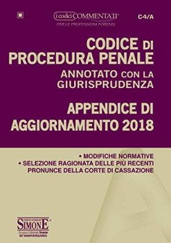 codice di procedura penale annotato con la giurisprudenza appendice d