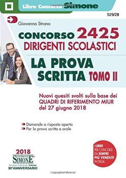 concorso 2425 dirigenti scolastici la prova scritta