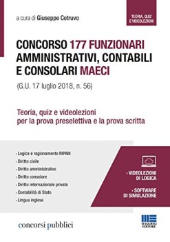 concorso 177 funzionari amministrativi contabili e consolari maeci t