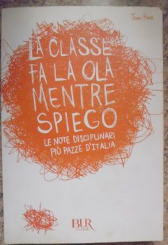 classe fa la ola mentre spiego