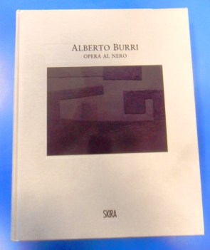 Alberto Burri Opera al nero cellotex 1972 - 1992 Fotografico rilegato grande