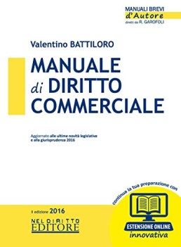 manuale di diritto commerciale con espansione online