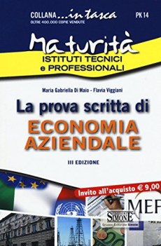 prova scritta di economia aziendale maturita istituti tecnici e professionali