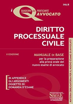 diritto processuale civile manuale di base per la preparazione alla p