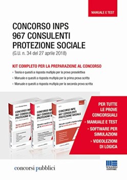 concorso inps 967 consulenti protezione sociale gu n 34 del 27 ap