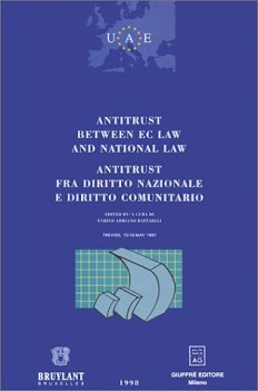 antitrust fra diritto nazionale e diritto comunitario