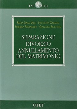 separazione divorzio annullamento del matrimonio