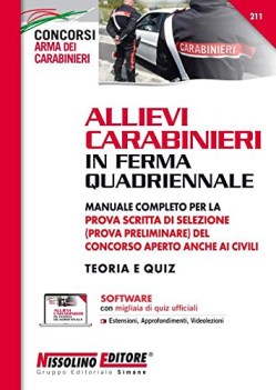 allievi carabinieri in ferma quadriennale  manuale completo