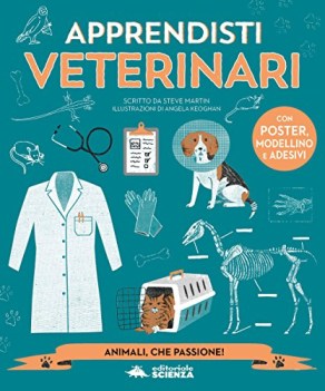 apprendista veterinario con adesivi