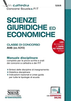 scienze giuridiche ed economiche classe di concorso a46 ex a019 ma