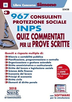 967 consulenti protezione sociale inps  quiz commentati per le prove